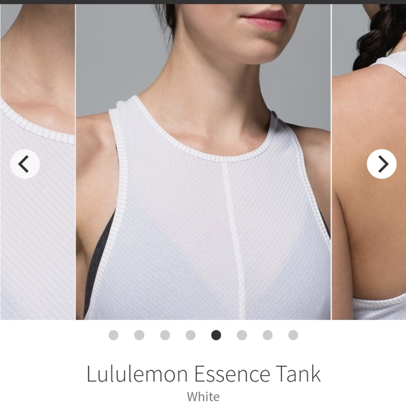🍋 Lululemon Essence Tank 🍋 White, excellent used condition - Picture 6 of 8